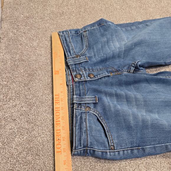 y2k Vintage streetwear grunge authentic  bootcut Levi's Jeans sz 5 buttonfly - Picture 8 of 15